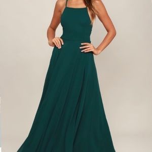 Lulus Emerald Maxi Dress
